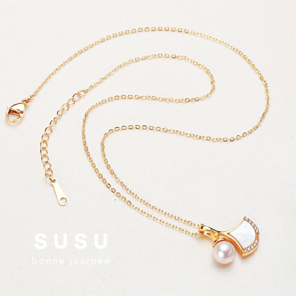 SU SU︱裙裙珍珠耳環項鍊組❤️事業 招財 人緣 工作 健康 紓壓 水晶 飾品 耳環 項鍊 手鍊 現貨 穿搭 百搭 4