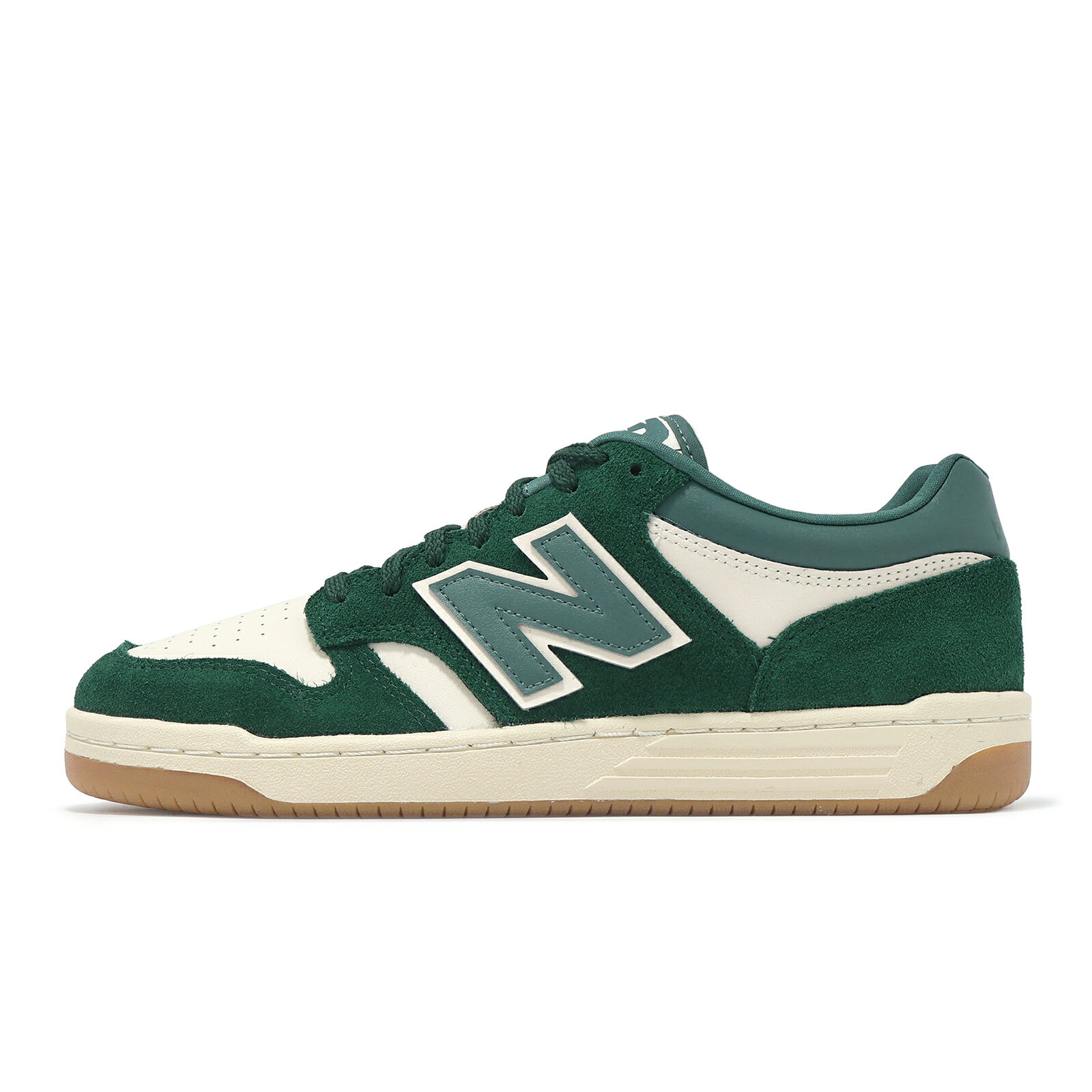 New Balance NB 休閒鞋 480 男鞋 女鞋 沼綠 亞麻 低筒 復古 情侶鞋 NB BB480LPA-D