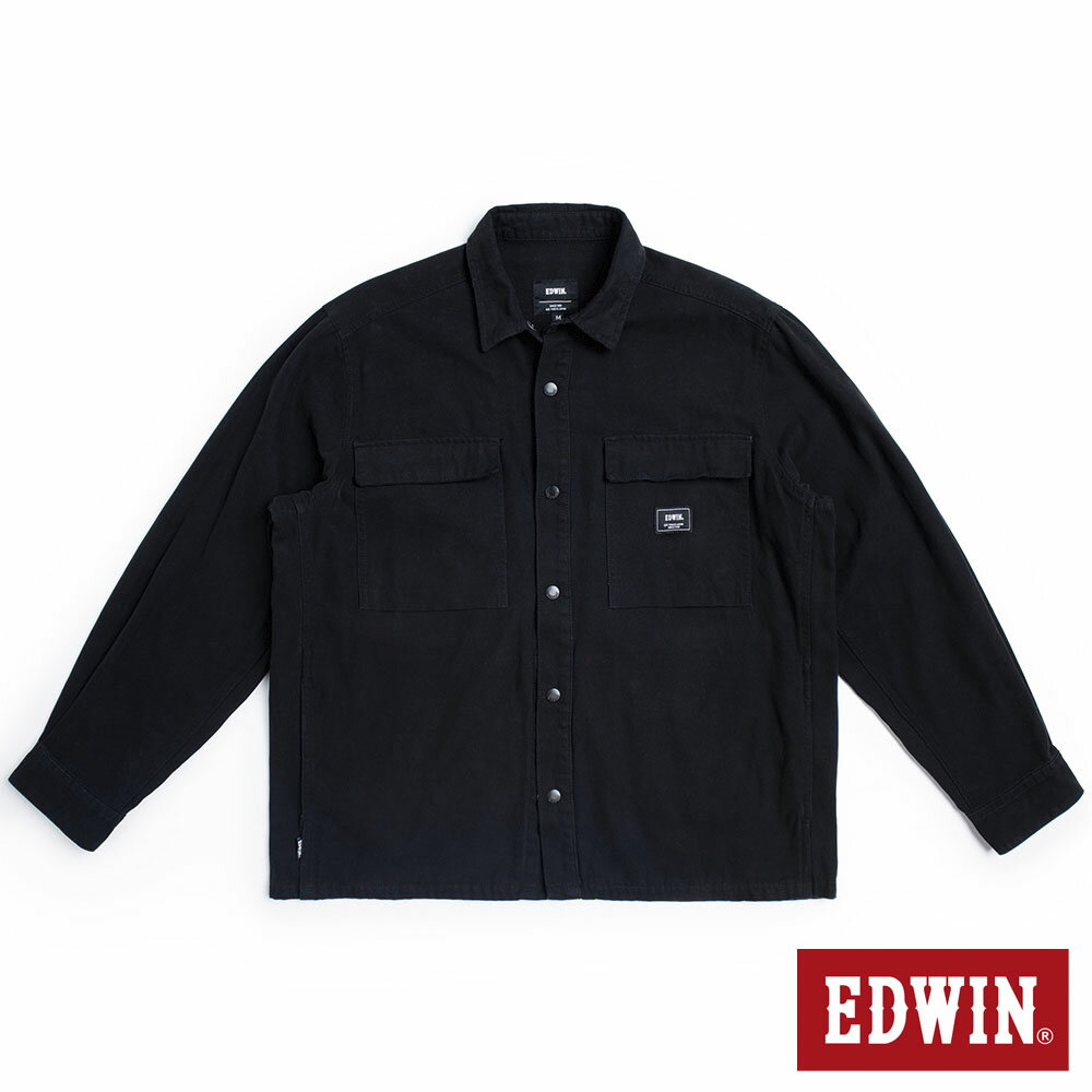 網購推薦-EDWIN工裝夾克外套 (黑色)