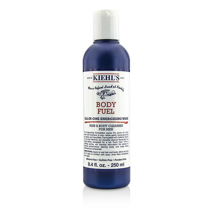 Kiehl's 契爾氏 男士頭髮及身體清潔露 Body Fuel All-In-One Energizing Wash Hair & Body Cleanser for Men  250ml/8.4oz