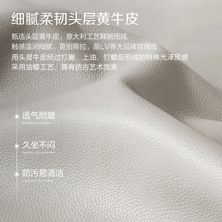 台灣公司貨 最低價 免運 
 美式實木真皮沙發頭層牛皮123組合鄉村復古直排四人全屋客廳家具 7