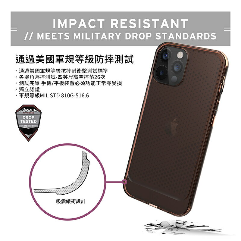【UAG】iPhone 12 Pro Max 耐衝擊保護殼-U系列亮透款 防摔殼/手機殼 5