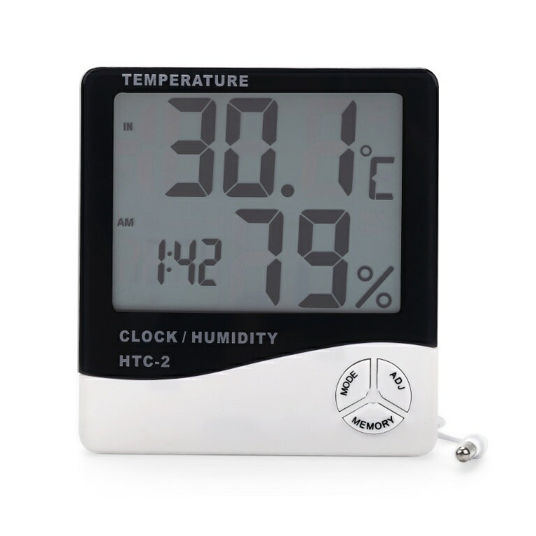 【Suey電子商城】新款 HTC-2 數顯室內外電子溫濕度計