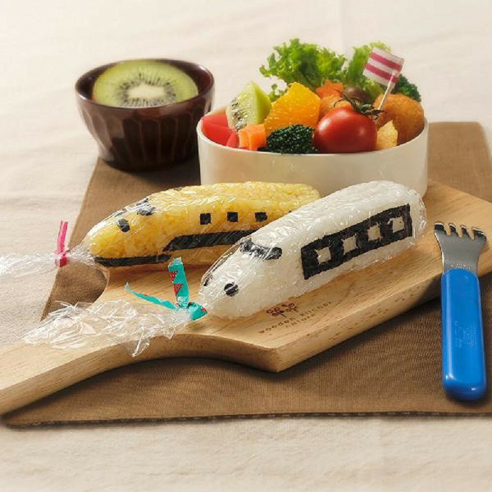 日本 Arnest 親子創意料理小物 新幹線 電車飯糰模型套組 便當DIY/野餐