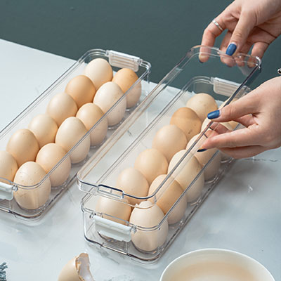 冰箱專用保鮮盒食品級塑料速凍餃子收納盒廚房雞蛋水餃密封罐帶蓋