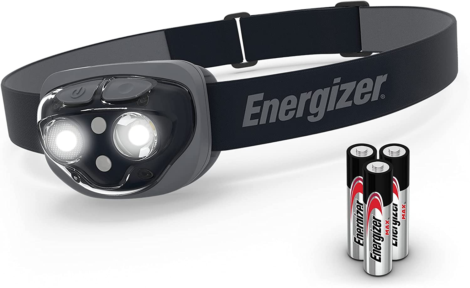 【美國代購】ENERGIZER LED 頭燈 Pro360,堅固的 IPX4 防水頭燈,超亮頭燈,適用於跑步、露營、戶外、暴風雨停電(內含電池)