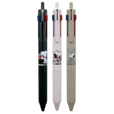 三菱 史努比三色自動溜溜筆0.5【九乘九購物網】