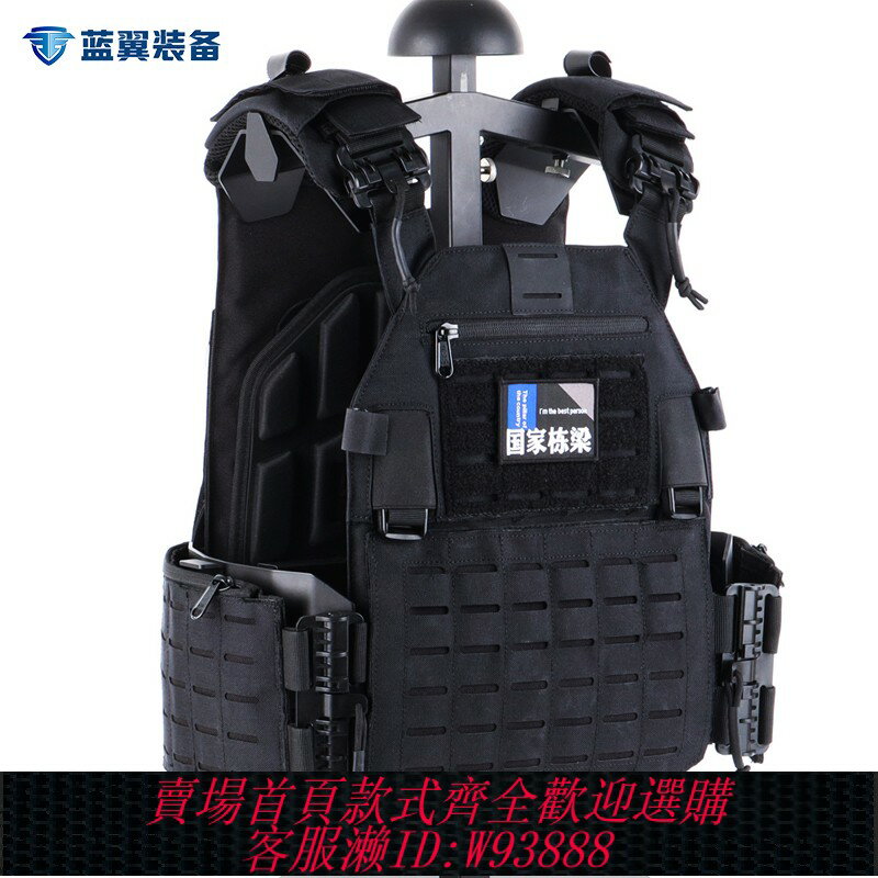 {臺灣公司貨 可打統編}藍翼快拆戰術背心裝備背衣插板馬甲真防d防c輕量化快反多功能背心