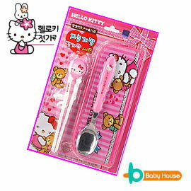 [ Baby House ] Hello Kitty 學習筷(湯筷包組合)【愛兒房生活館】
