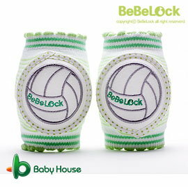 <br/><br/>  [ Baby House ] BeBeLock 韓國進口寶寶護膝【排球王子】Green B68-026A【愛兒房生活館】<br/><br/>