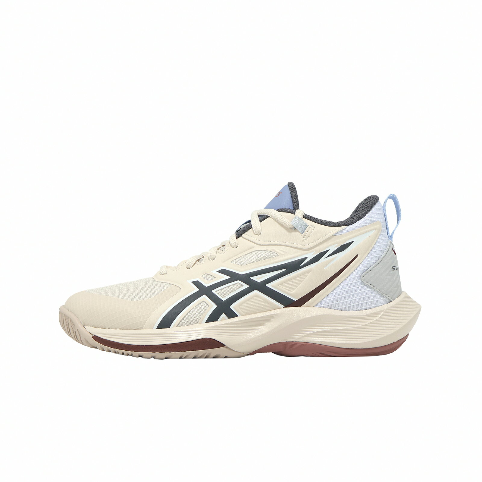 Asics 亞瑟士 籃球鞋 Swiftace GS 大童 女鞋 米 包覆 緩震 運動鞋 1064A022250