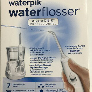 [玉山最低網]  Waterpik Aquarius 專業型沖牙機 WP-660 白色 Professional Water Flosser_U5