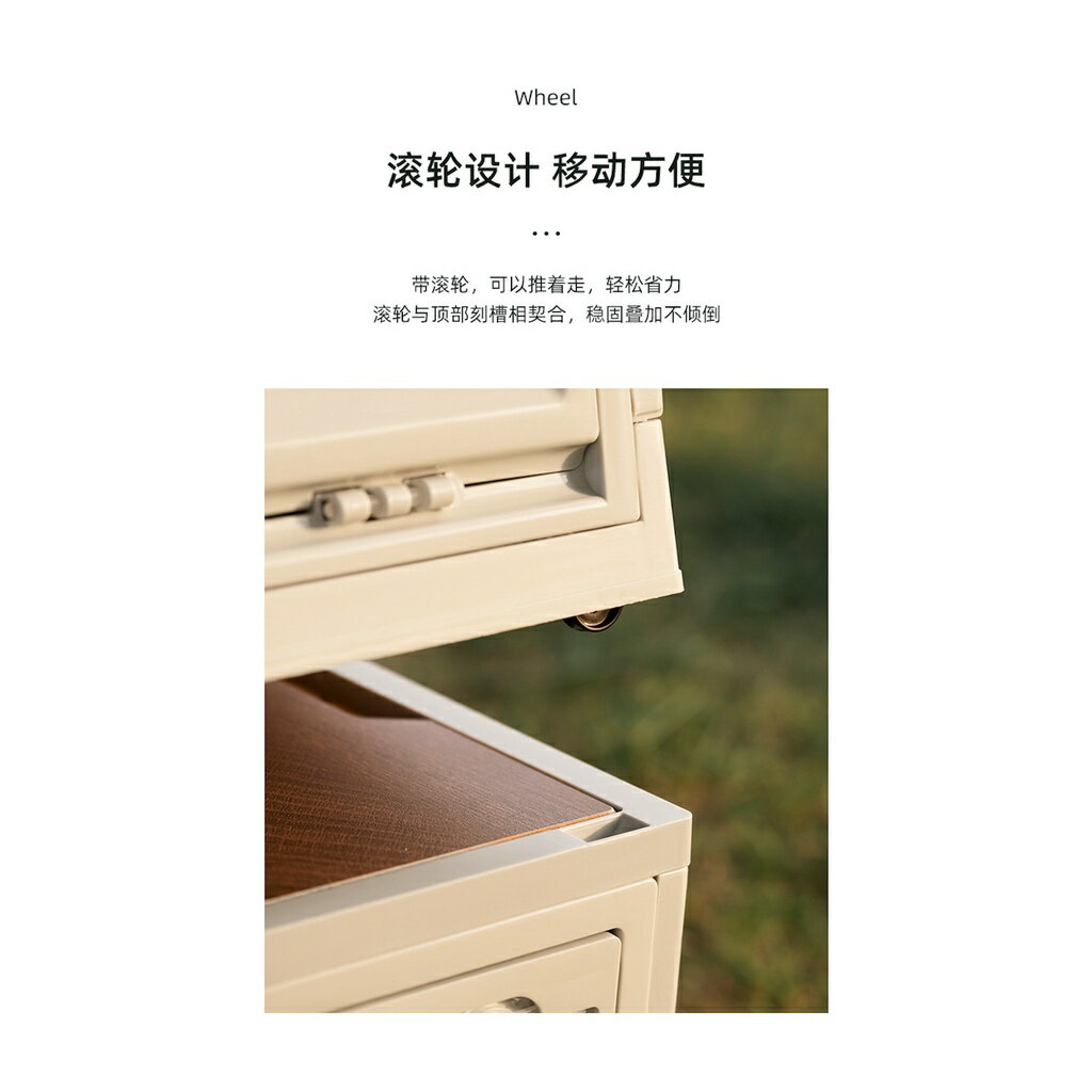 ISONA 木紋蓋PP/ABS材質多功能露營用三面開門可折疊可堆疊輪子收納箱置物箱整理箱儲物櫃收納櫃 8 ISONA 木紋蓋PP/ABS材質多功能露營用三面開門可折疊可堆疊輪子收納箱置物箱整理箱儲物櫃收納櫃 8