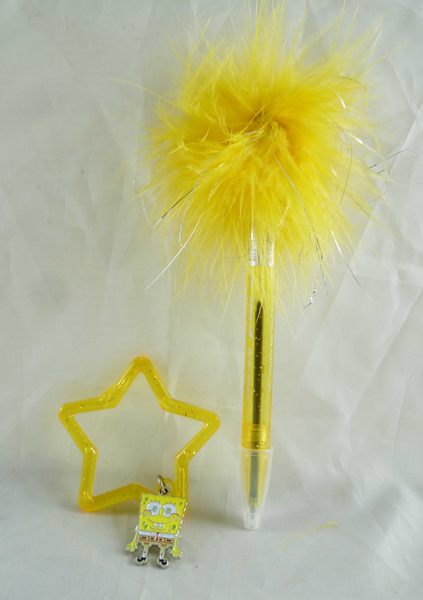 【震撼精品百貨】SpongeBob SquarePant海棉寶寶 原子筆 星星 震撼日式精品百貨