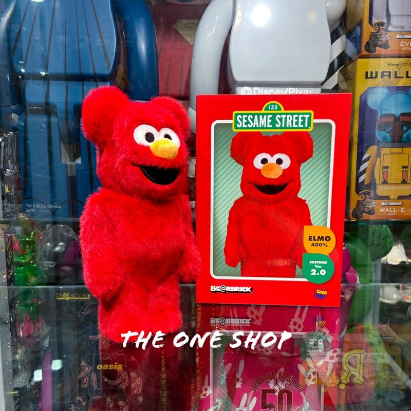 TheOneShop BE@RBRICK SESAME STREET ELMO Costume 2.0 芝麻街400% | The One Shop  潮流鞋鋪直營店| 樂天市場Rakuten