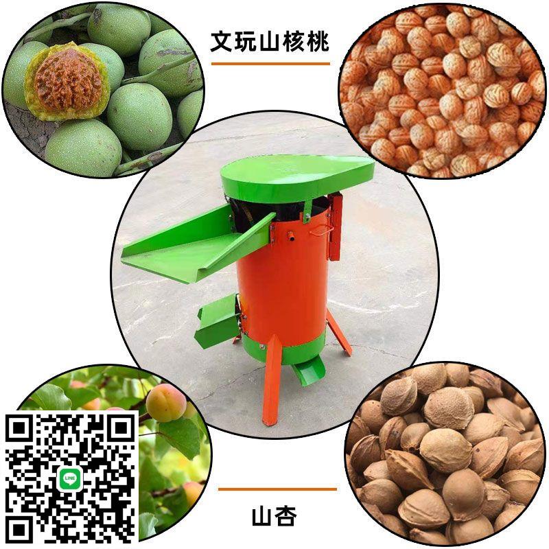 新款小型鮮核桃脫皮機220V家用圓筒青核桃去皮機立式青核桃剝皮機