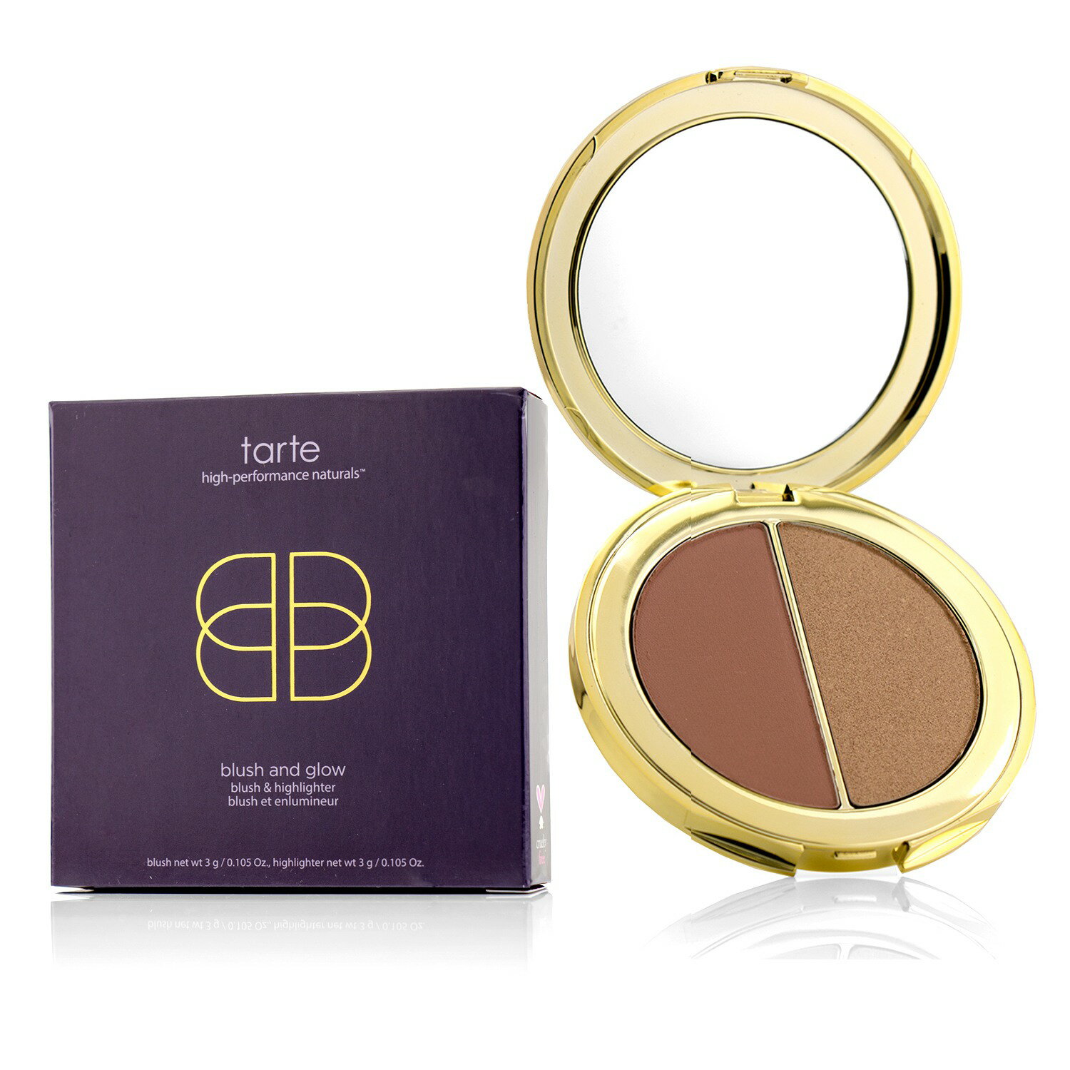 Tarte - 亮膚腮紅高光盤 Blush And Glow Blush & Highlighter