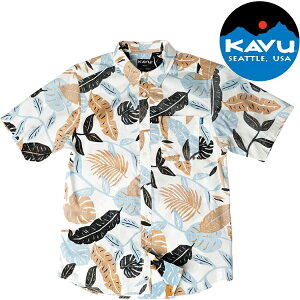 KAVU Topspot 男款 短袖襯衫 5221 1955 複數棕櫚