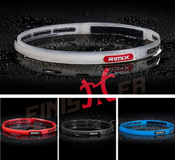 騎跑泳者 - 矽膠導汗帶 夜視反光版 排汗帶 止汗帶  防止汗水流入眼睛造成不適，馬拉松、鐵人三項、工作、戶外活動皆適用