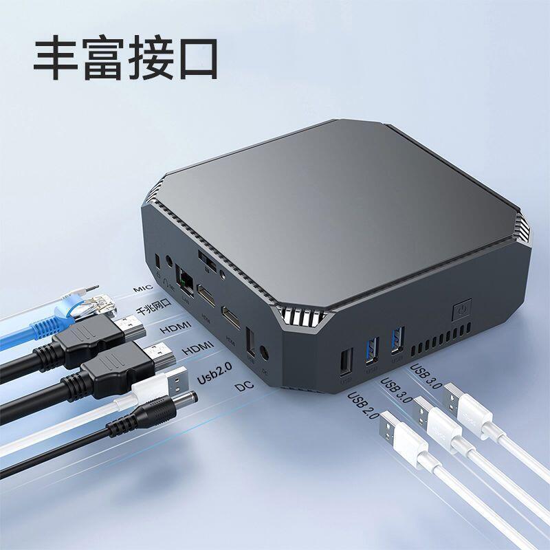 （爆款熱賣）（國際精品）【免運】炙影Intel全新 四核11代5105 CPU 迷你主機4K遊戲MiniPC迷你版