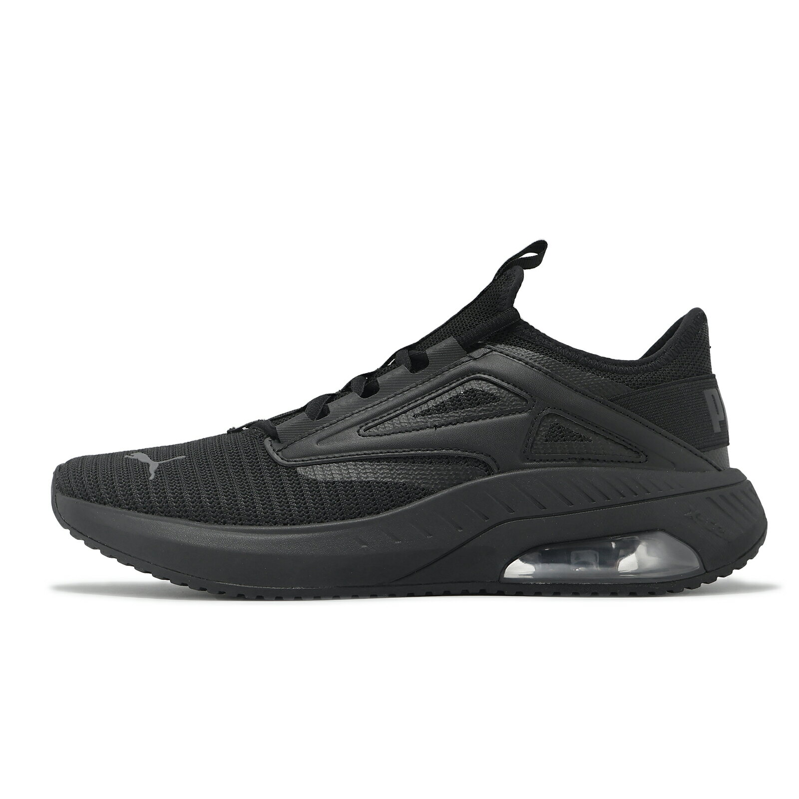 Puma 慢跑鞋 X-Cell Ayro 男鞋 黑 拼接 緩衝 支撐 全黑 運動鞋