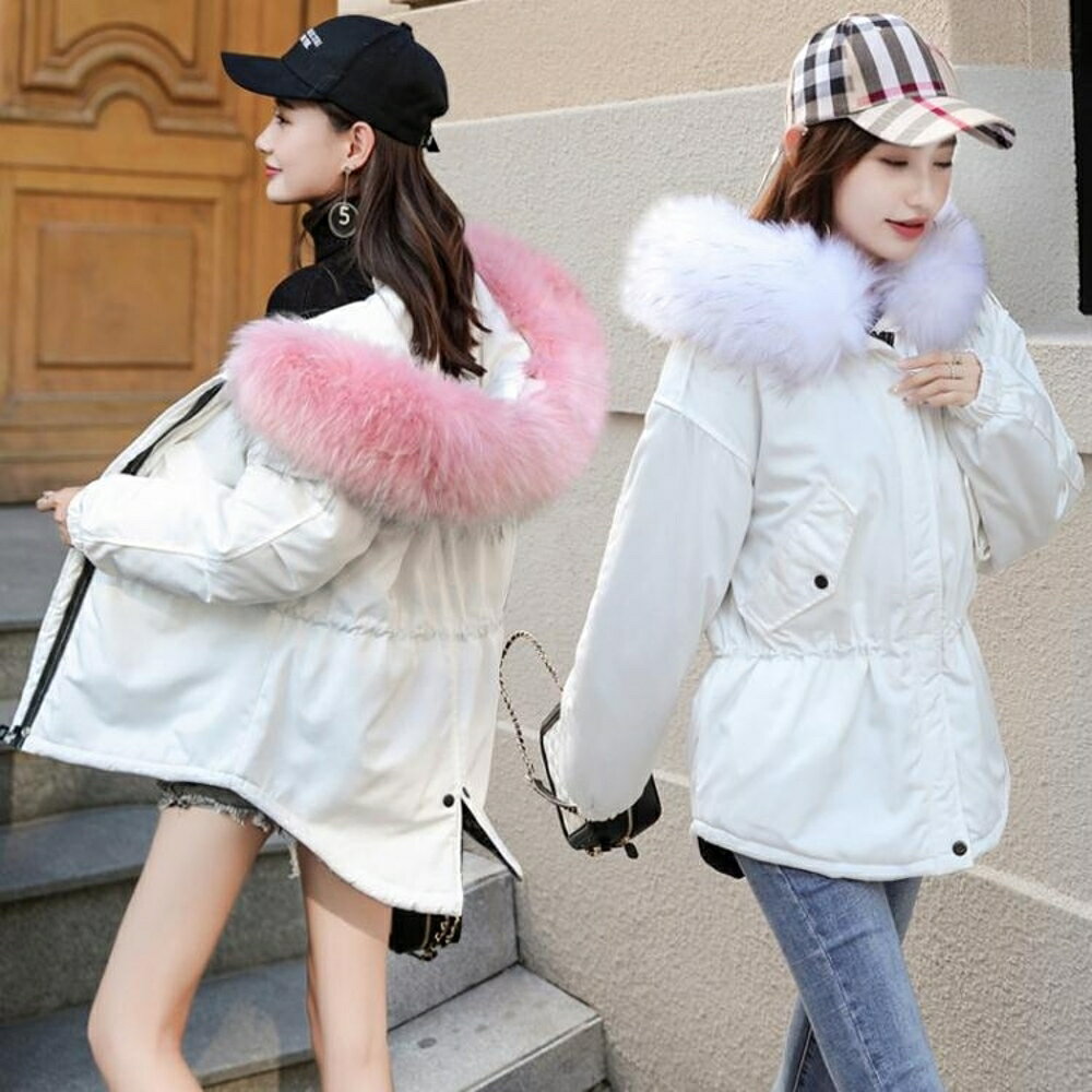 短版大衣 休閒百搭女學生韓版寬鬆棉服短款棉衣外套 都市時尚