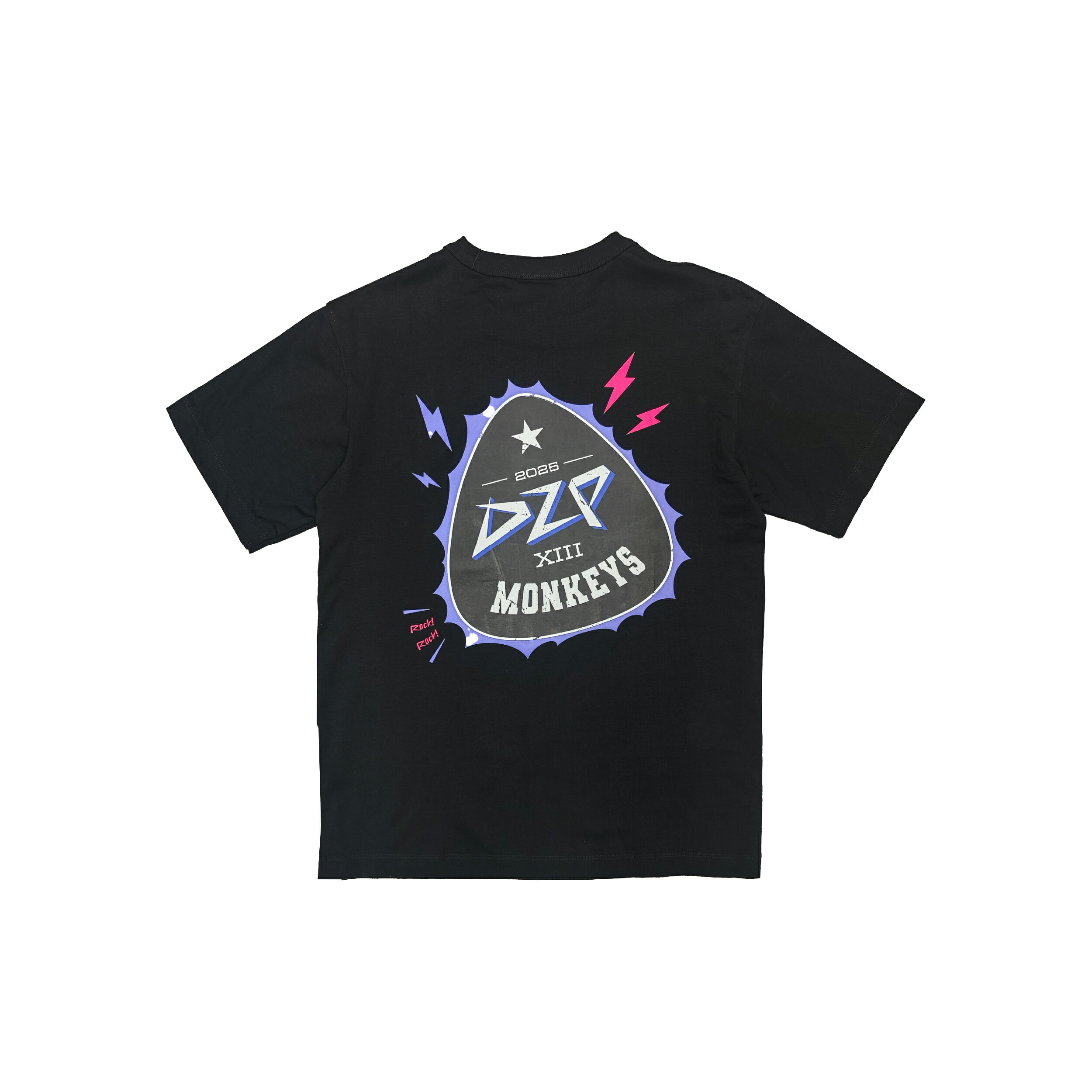DZP-XIII RM搖滾短T-黑 4