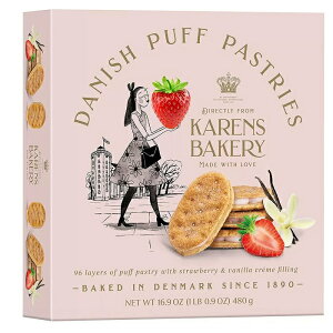 [COSCO代購4] C236463 Karens Bakery 丹麥草莓奶霜風味千層酥 480公克