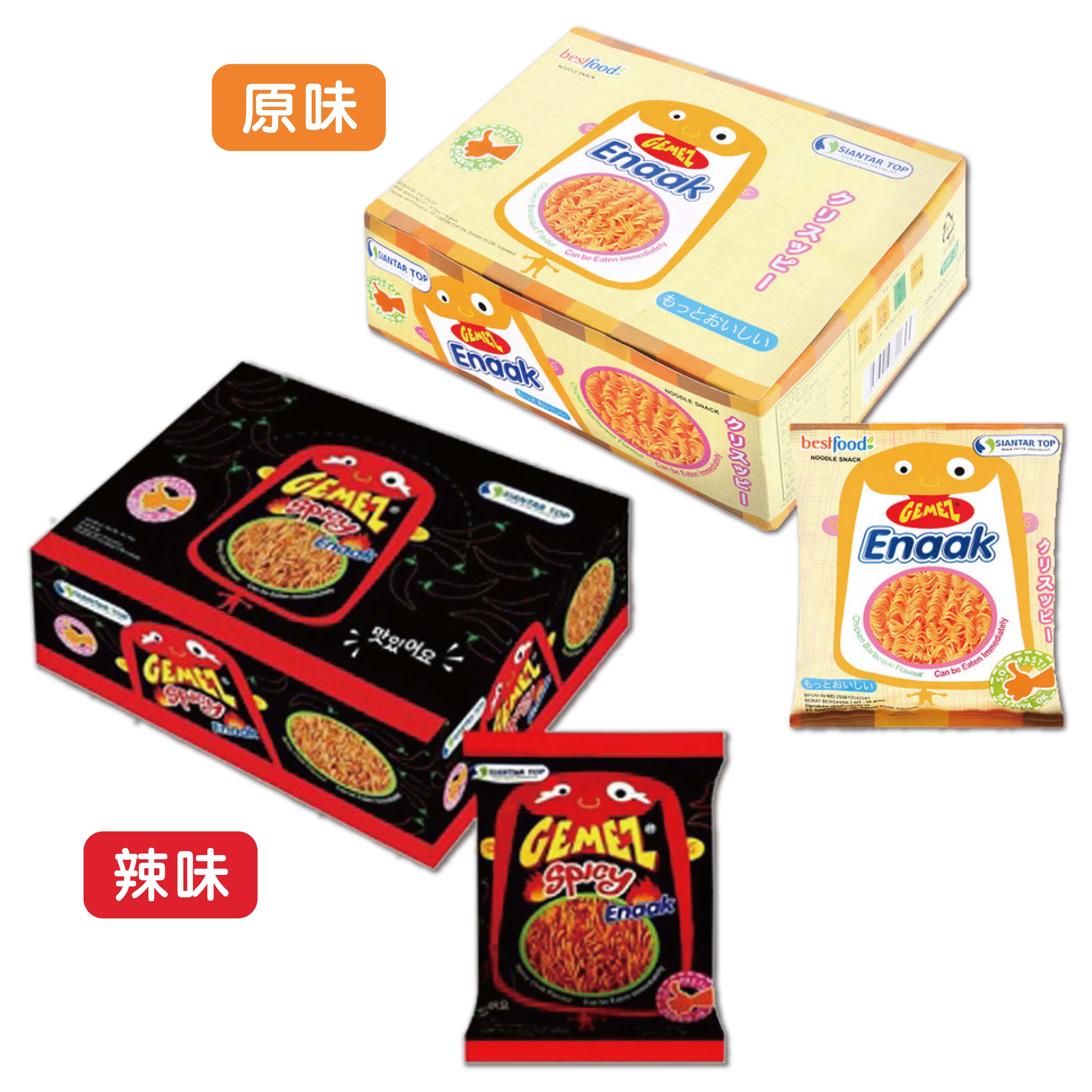 韓國 Enaak 熱銷 30包入 小雞麵  點心麵  原味480g／辣味420g 小雞點心麵 香辣 1