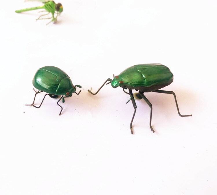 仿真昆蟲 金龜子 銅綠金龜子 動物模型 攝影拍攝道具 教科認知