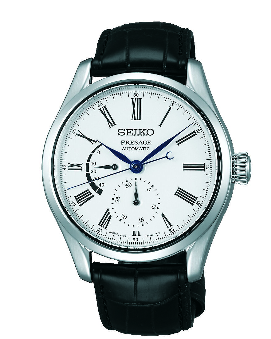 SEIKO 精工 PRESAGE 動力儲存琺瑯機械錶 晶鑽白 6R27-00L0S(SPB045J1) 39mm