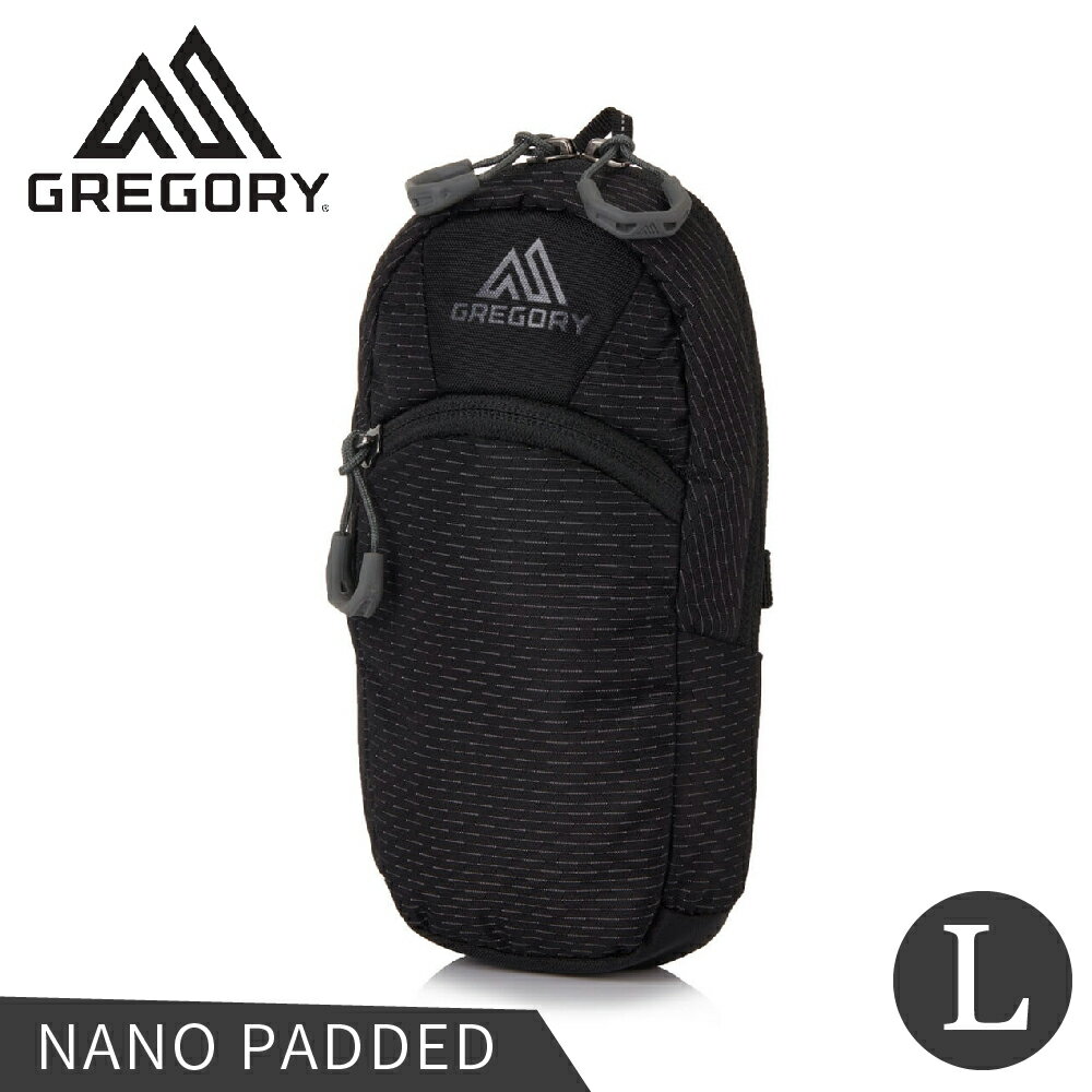 【GREGORY 美國 NANO PADDED收納包L《光學黑》】154080/置物盒/收納包/胸掛包