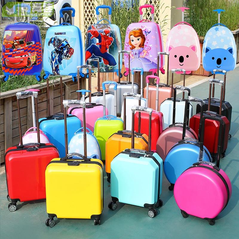 兒童行李箱兒童拉桿箱小行李箱女孩皮箱18寸定製小型16寸20寸密碼旅行箱禮品