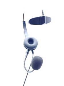 780元阿爾卡特ALCATEL客服耳麥 水晶頭RJ9電話耳機麥克風headset phone 含高級耳罩海綿不掉屑