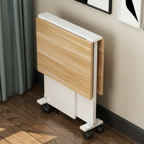 免運 可移動餐桌 折疊餐桌 小戶型 折疊桌 易收納 折疊餐桌椅組合 家用可移動小戶型 簡易折疊桌子 飯桌 棋牌桌 可開發票 0