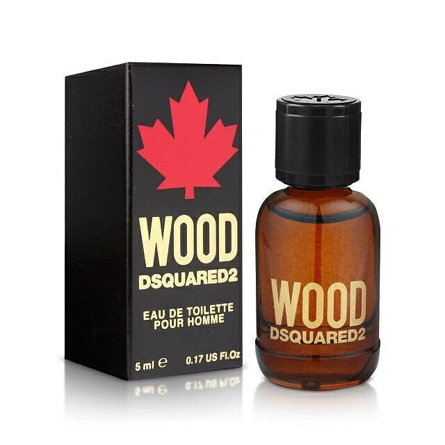 【名美香氛】DSQUARED2 WOOD 天性男性淡香水 5ml