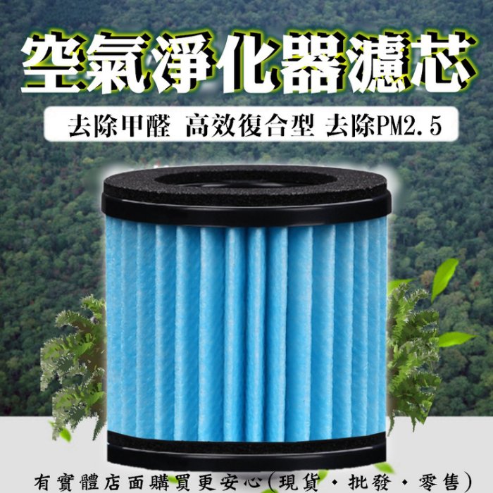 59017-205-興雲網購【智慧車家兩用空氣淨化器濾芯】家用車用 塵蟎剋星 殺菌 空氣清淨機 去除甲醛 異味分解