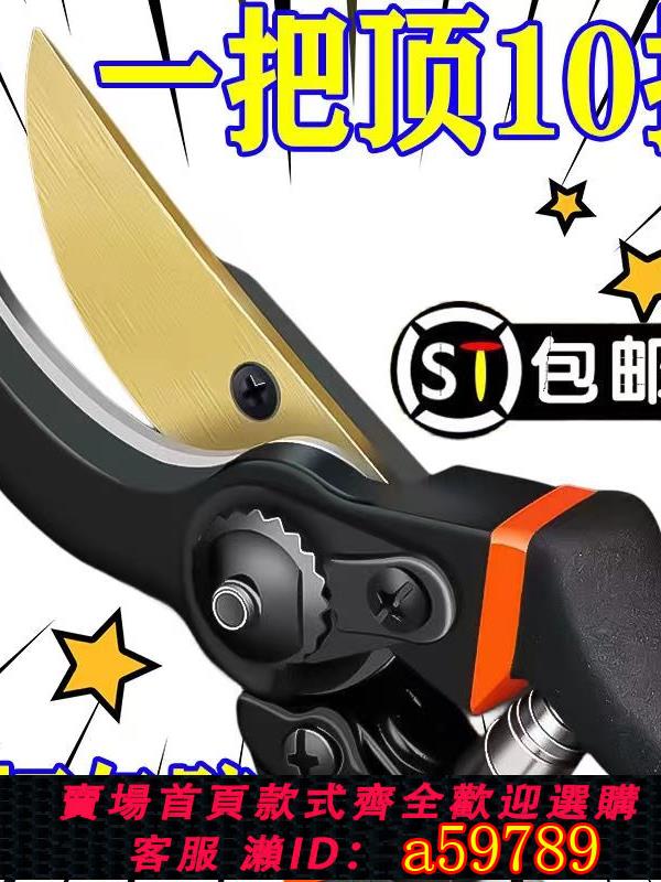 【臺灣公司 可打統編】新款工藝SK5修枝剪園藝剪樹枝專用剪刀花藝剪花剪樹剪子果樹花木