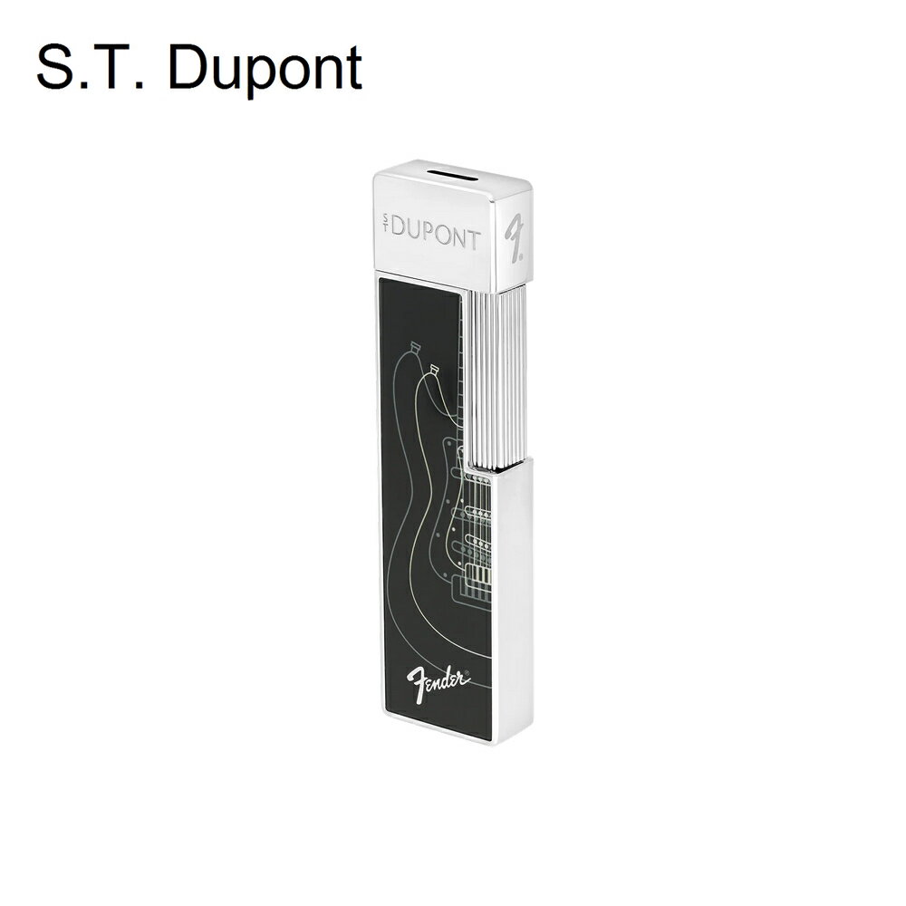 S.T.Dupont 都彭 TWIGGY系列 打火機 fender black/chrome 30025