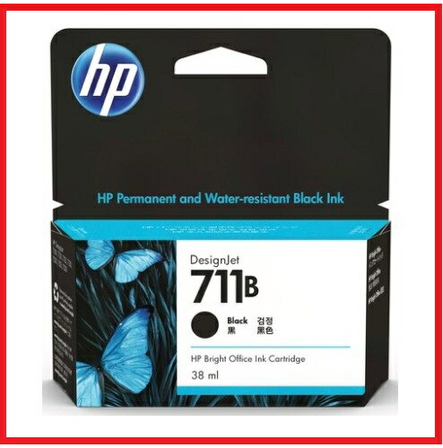 HP 3WX00A 711B 38ml BK 墨匣取代CZ129A需更新韌體