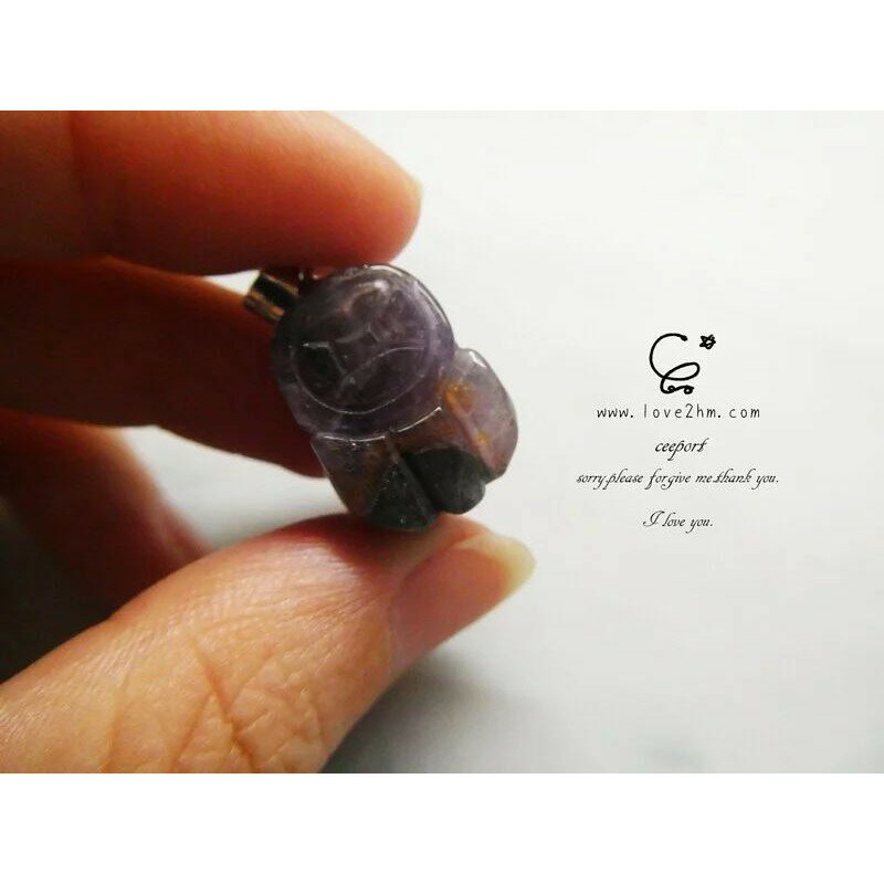 23極光-豼貅 7714/23極光/晶石鍊墜/925純銀/ [晶晶工坊-love2hm] 1