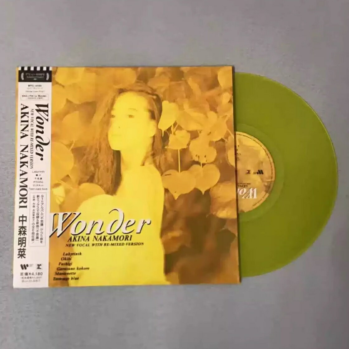 【黃膠】中森明菜 Akina Nakamori Wonder 黑膠唱片LP 10寸