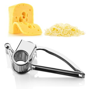 創意不銹鋼手搖芝士刨絲器刨刀乳酪刨擦絲器實用烘焙工具模具