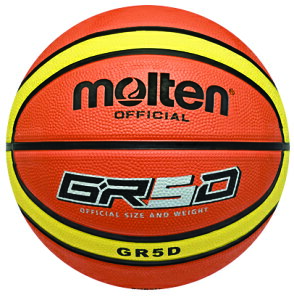 Molten GR5D 籃球 5號 BGR5D 少年 籃球 多色 附球針球網 12片 深溝 公司貨 橘色 [陽光樂活]