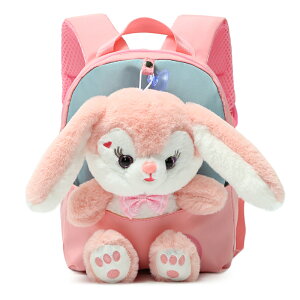 卡通女童幼兒園雙肩包包女孩2023新款兒童小書包可愛兔子寶寶背包