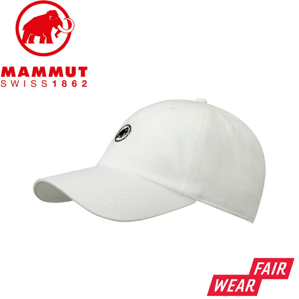 【MAMMUT 長毛象 Baseball Cap 經典棒球帽《白PRT1》】1191-00051/鴨舌帽/休閒帽/老帽/遮陽帽