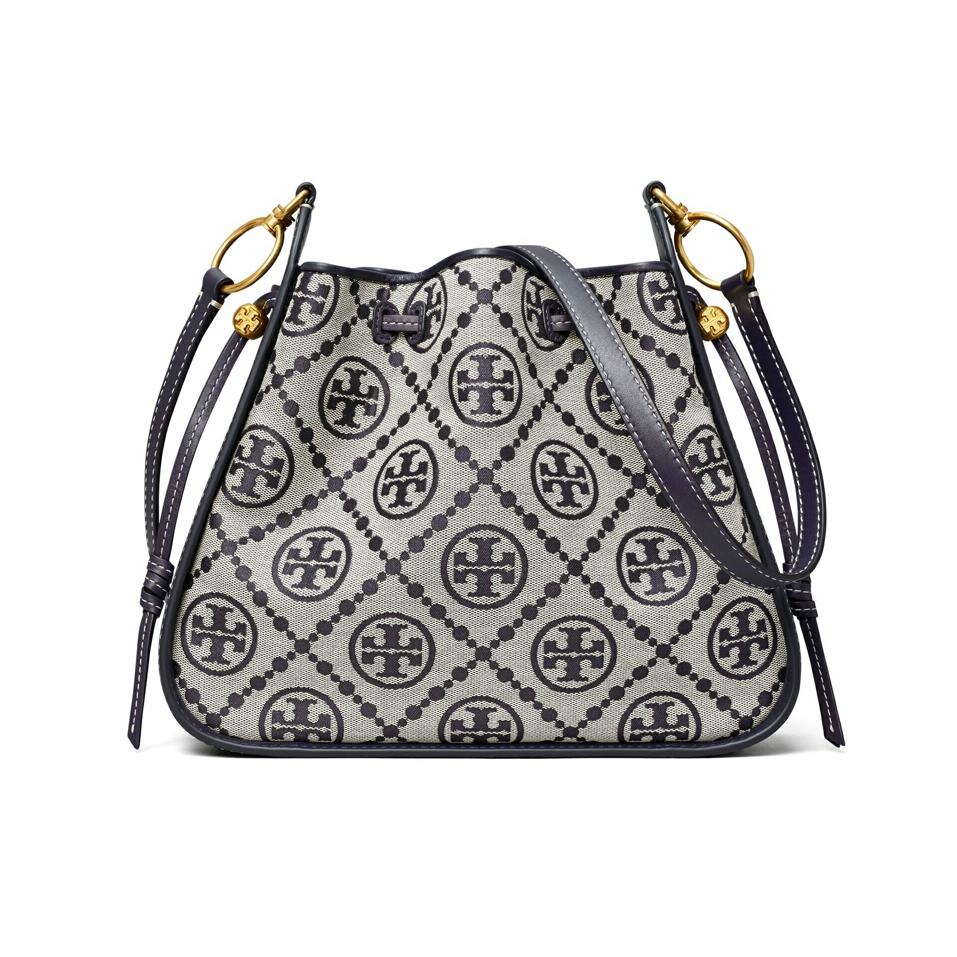 精選★TORY BURCH T Monogram22 鐘形包單肩斜挎包女款 139098(B)  ~【夏日美包★菲尼斯 國際精品↘3折起】