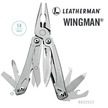 【【蘋果戶外】】Leatherman 832523 Wingman 工具鉗(尼龍套) 臺灣公司貨 迷你工具/適登山.露營.野外探險