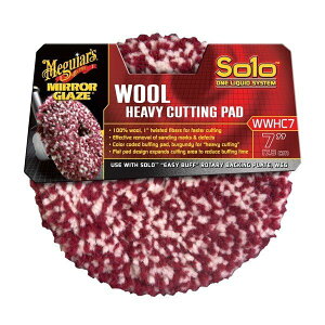 Meguiar's Wool Light Cutting Pad Solo 美光 研磨羊毛輪【最高點數22%點數回饋】