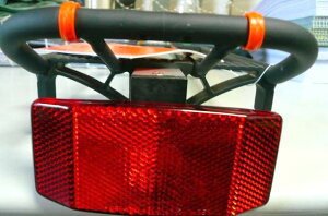 電動車自行車后尾燈貨架反光片反光燈尾燈警示燈騎行燈山地車可用